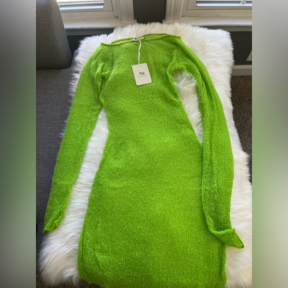 Ambra Maddalena sheer knitted minidress - Picture 5 of 8